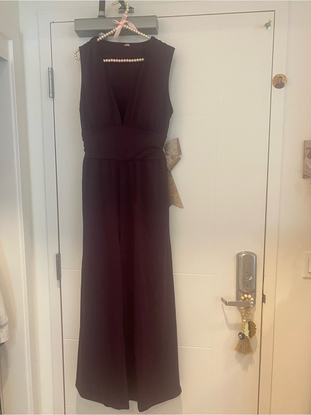 💕NWOT💕 Halara V Neck Sleeveless Ruched Pocket Jumpsuit-Easy Peezy